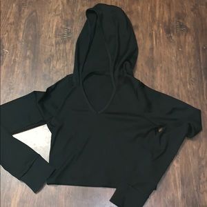 forever 21 crop  active sweater